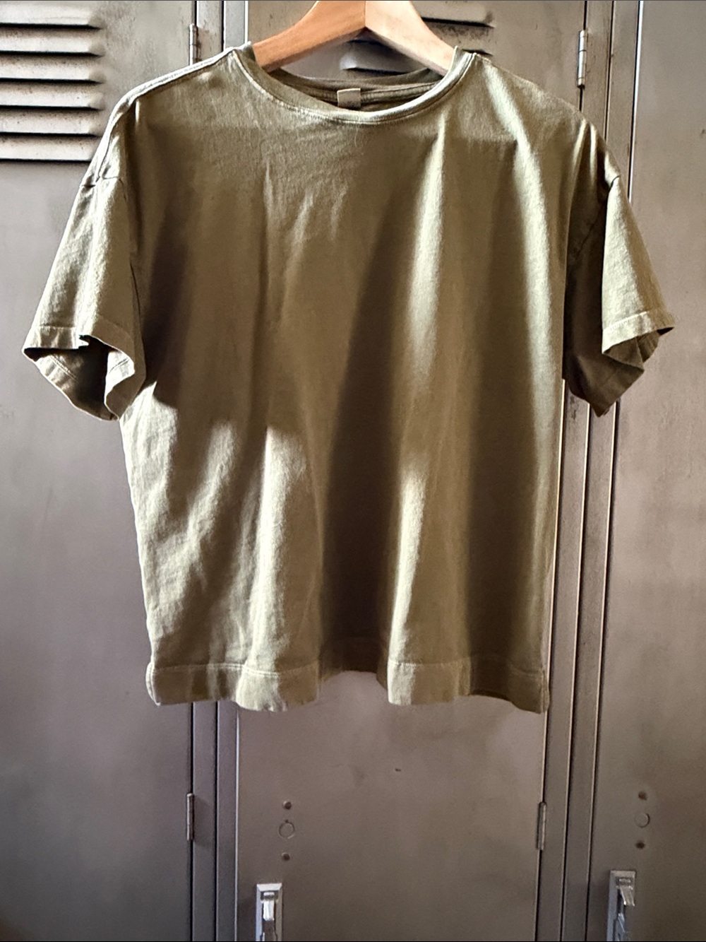 Old Navy Vintage Tee-Olive Green